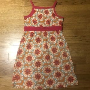 Tea girls casual spring summer patterned dress